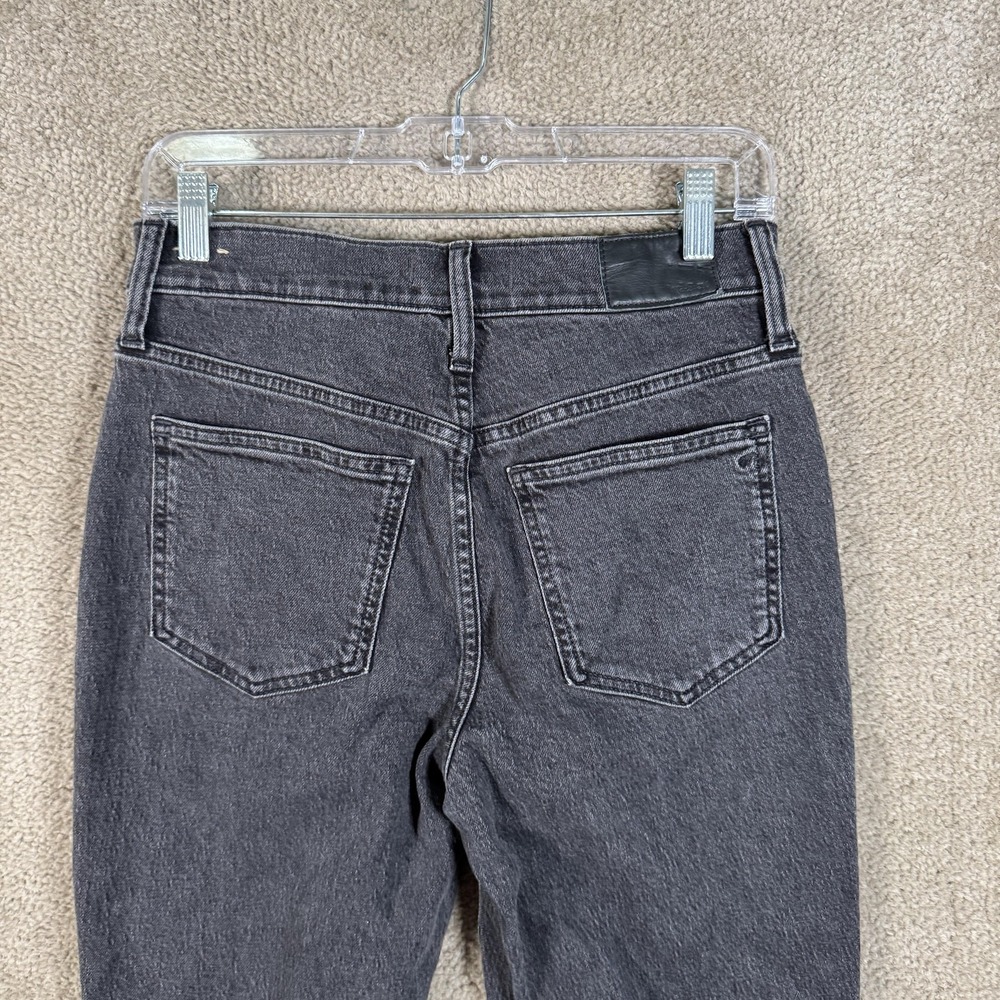 Madewell Jeans Womens 26 Black The Perfect Vintage Jean High Rise Straight Leg - Picture 8 of 13